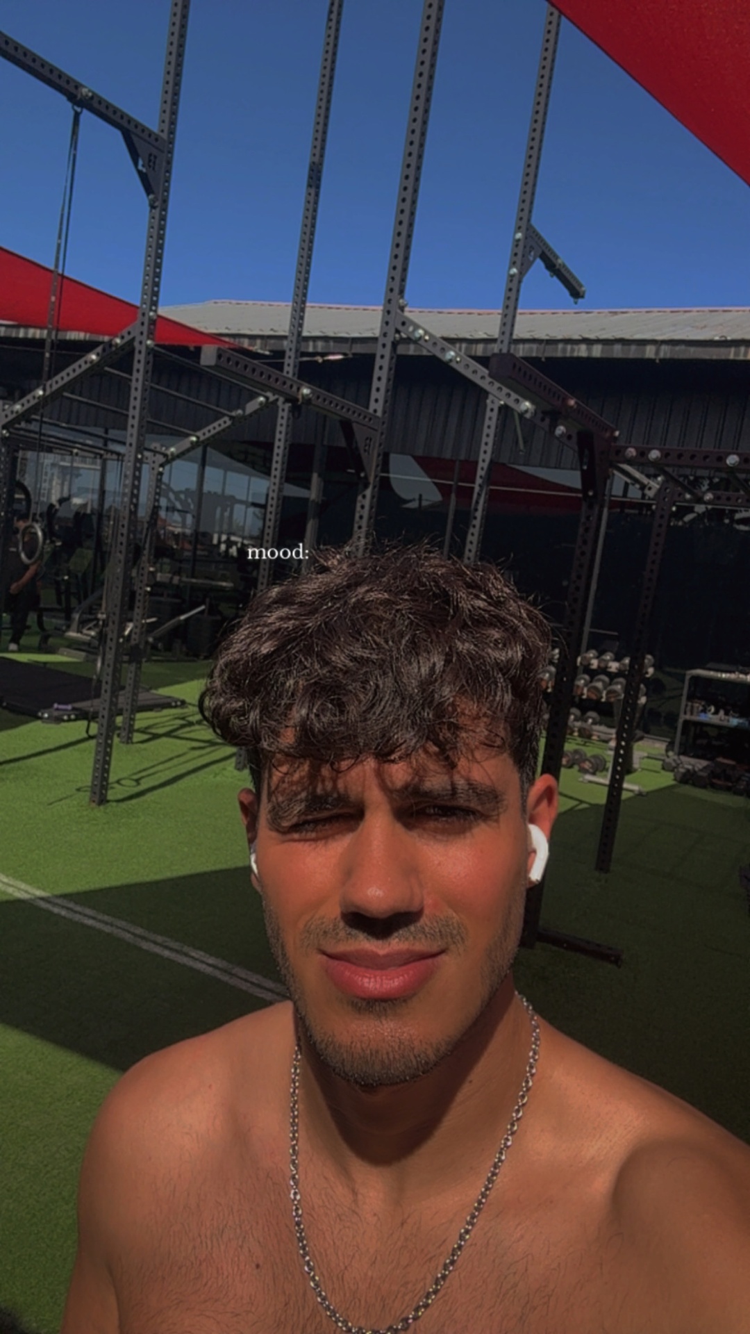 Me in 2026 at an outdoor gym